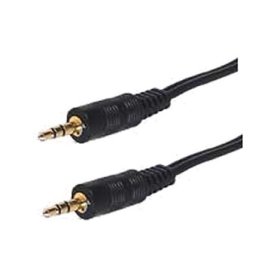 3.5mm Stereo Jack Plug to Stereo Plug 1.2 Mtrs Gold