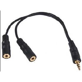 3.5mm Speaker and headphone Splitter 2 way