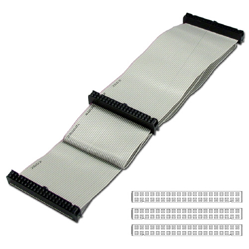 1m ATA 133 Grey IDE Hard Disk Drive Ribbon/ Flat Cable