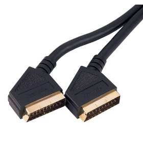Scart to Scart 21 pin Gold Cable 1.5 m Lead