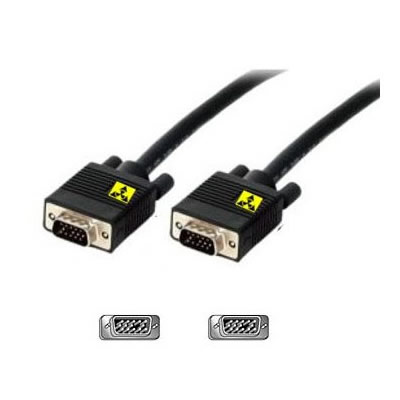 VGA Monitor Replacement Cable Black 10 m