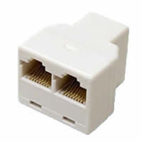 RJ45 to 2 RJ45 Coupler