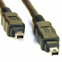 4 pin to 4 pin Firewire Cable 1 m