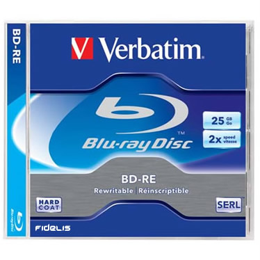 Verbatim BD-RE 25GB Re-writable Blu-ray Disc #43614